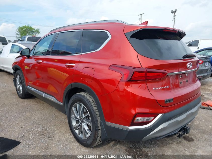 2020 Hyundai Santa Fe Sel VIN: 5NMS33AD3LH185054 Lot: 39220951