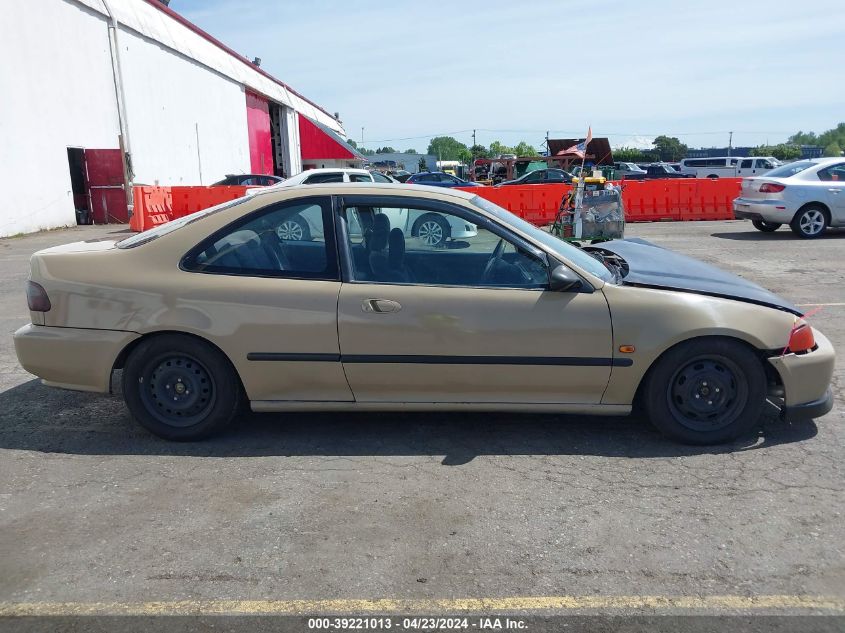 1994 Honda Civic Dx VIN: 2HGEJ2126RH543989 Lot: 39221013