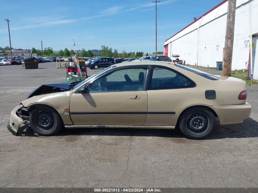 1994 Honda Civic Dx VIN: 2HGEJ2126RH543989 Lot: 39221013