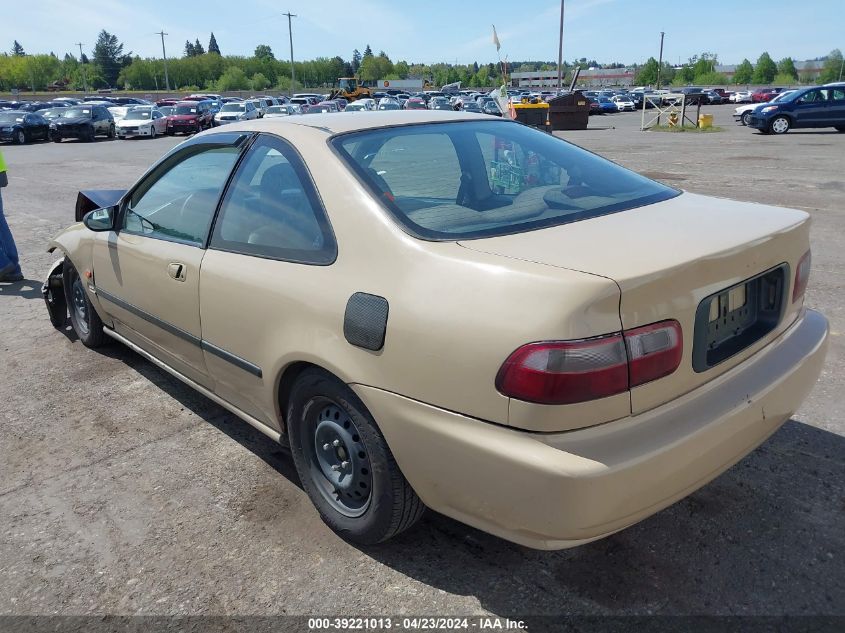 1994 Honda Civic Dx VIN: 2HGEJ2126RH543989 Lot: 39221013