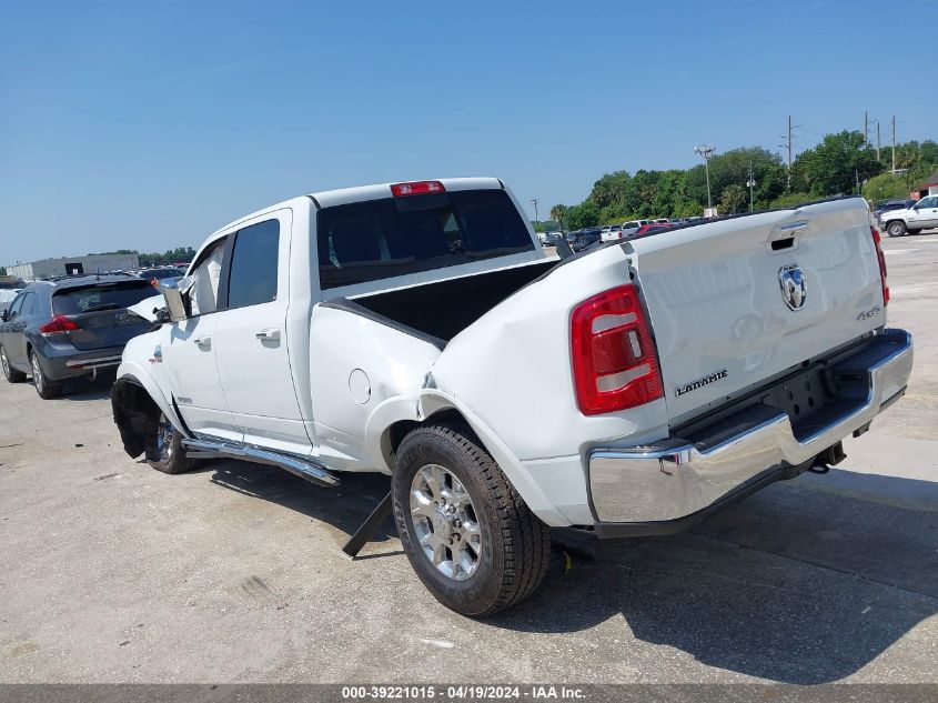 2022 Ram 2500 Laramie 4X4 6'4 Box VIN: 3C6UR5FL7NG423755 Lot: 39221015