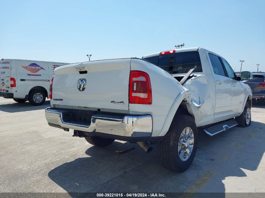 2022 Ram 2500 Laramie 4X4 6'4 Box VIN: 3C6UR5FL7NG423755 Lot: 39221015