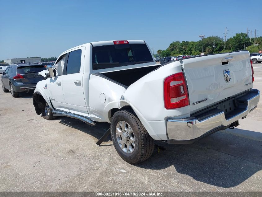 2022 Ram 2500 Laramie 4X4 6'4 Box VIN: 3C6UR5FL7NG423755 Lot: 39221015