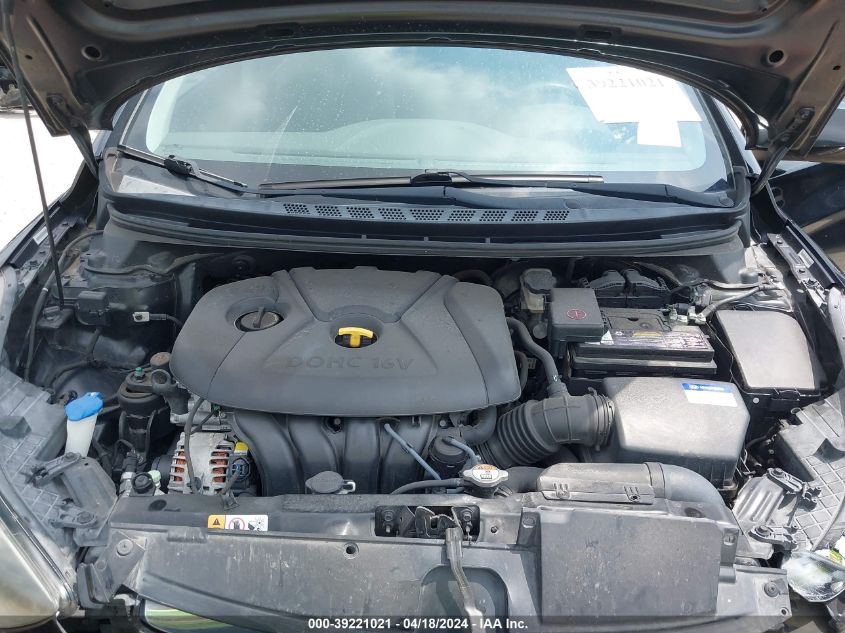 2013 Hyundai Elantra Gls VIN: KMHDH4AE6DU499375 Lot: 39221021