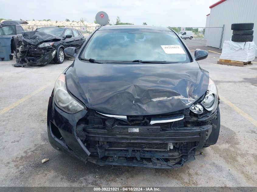 2013 Hyundai Elantra Gls VIN: KMHDH4AE6DU499375 Lot: 39221021