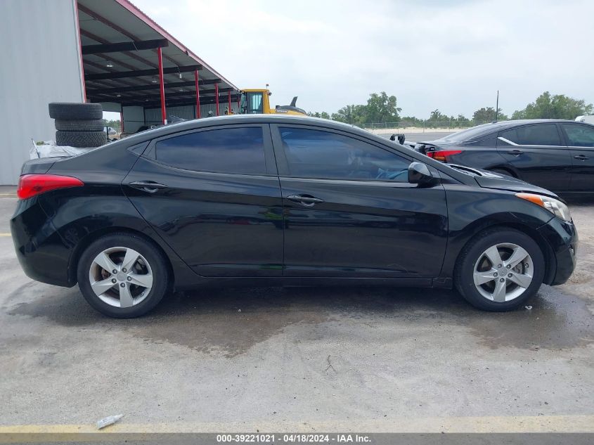 2013 Hyundai Elantra Gls VIN: KMHDH4AE6DU499375 Lot: 39221021