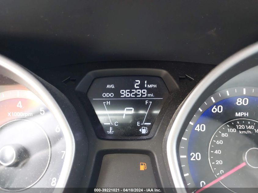 2013 Hyundai Elantra Gls VIN: KMHDH4AE6DU499375 Lot: 39221021