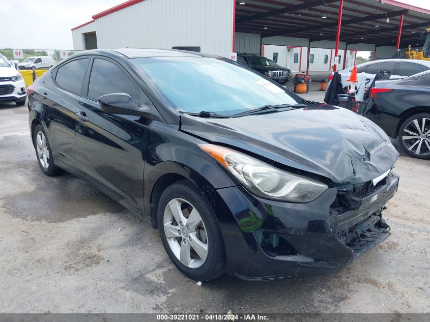 2013 Hyundai Elantra Gls VIN: KMHDH4AE6DU499375 Lot: 39221021