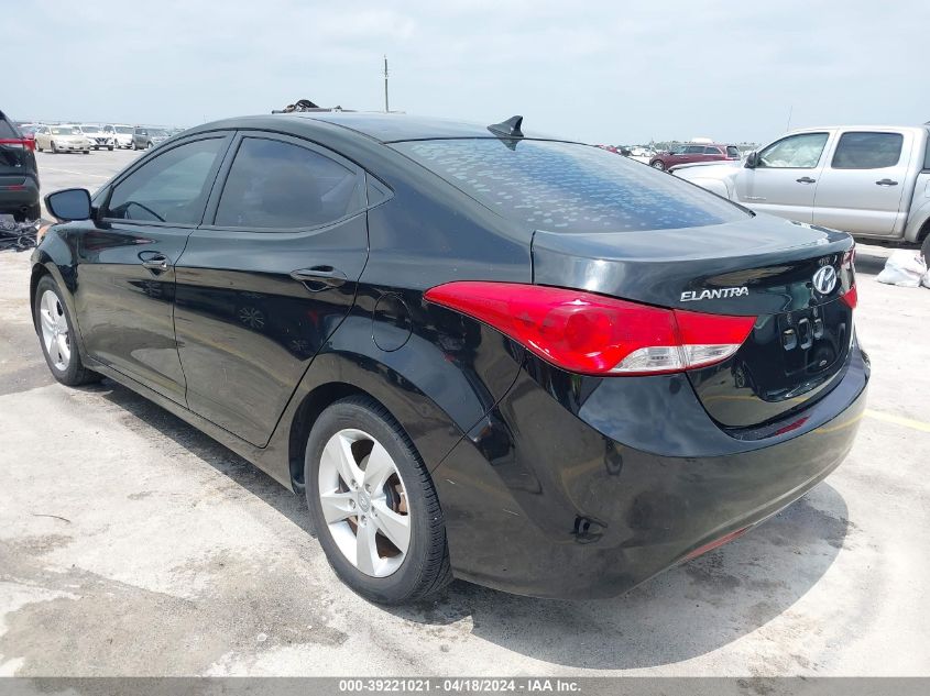 2013 Hyundai Elantra Gls VIN: KMHDH4AE6DU499375 Lot: 39221021
