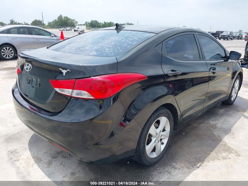 2013 Hyundai Elantra Gls VIN: KMHDH4AE6DU499375 Lot: 39221021