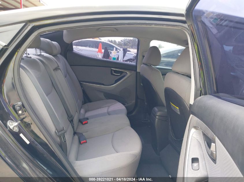 2013 Hyundai Elantra Gls VIN: KMHDH4AE6DU499375 Lot: 39221021