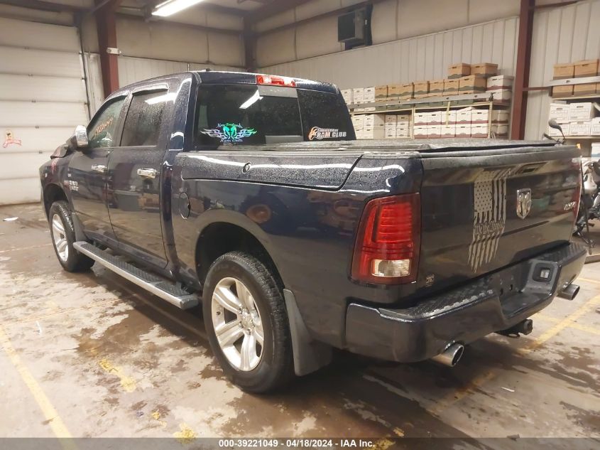 2015 Ram 1500 Sport VIN: 1C6RR7MT3FS741872 Lot: 39221049
