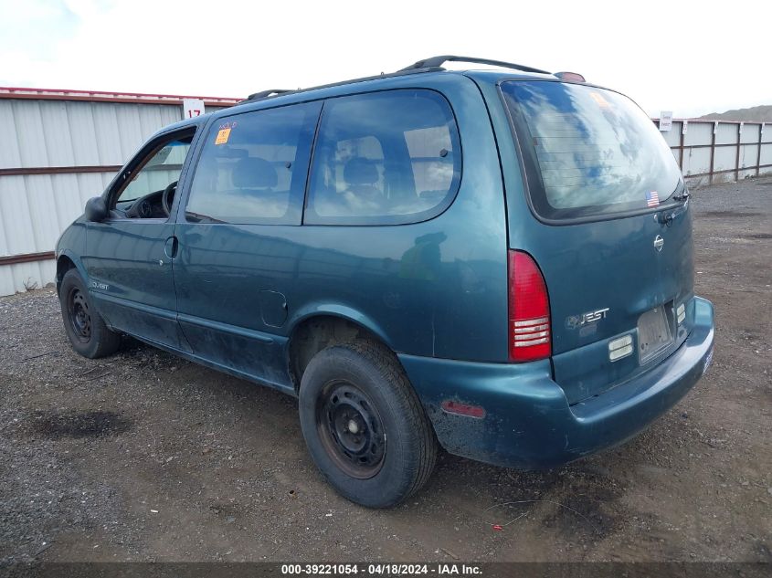 1996 Nissan Quest Xe/Gxe VIN: 4N2DN11W9TD807994 Lot: 39221054