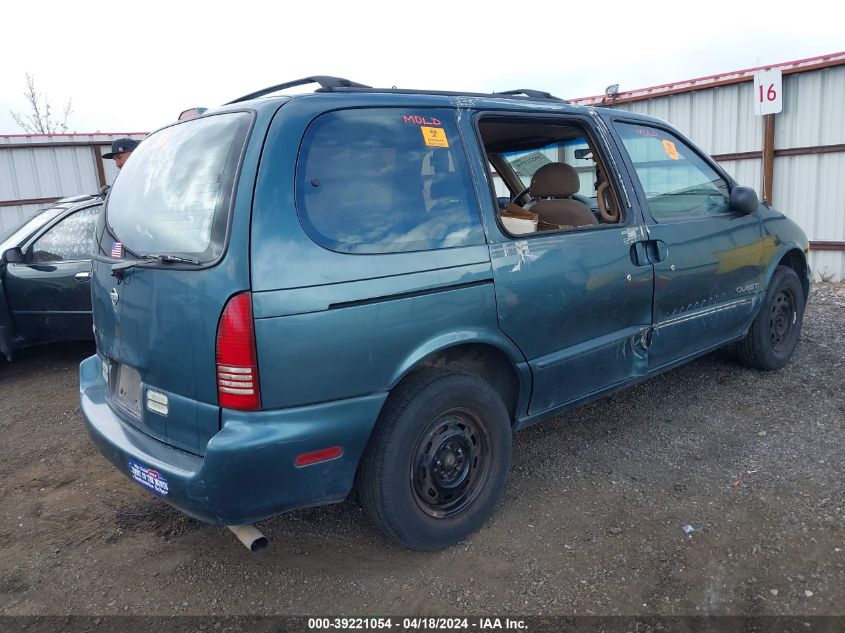 1996 Nissan Quest Xe/Gxe VIN: 4N2DN11W9TD807994 Lot: 39221054