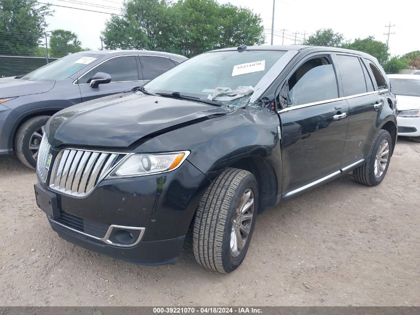 2013 Lincoln Mkx VIN: 2LMDJ6JK0DBL49262 Lot: 39221070