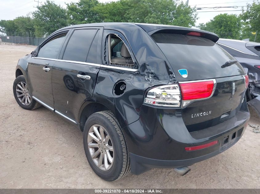 2013 Lincoln Mkx VIN: 2LMDJ6JK0DBL49262 Lot: 39221070
