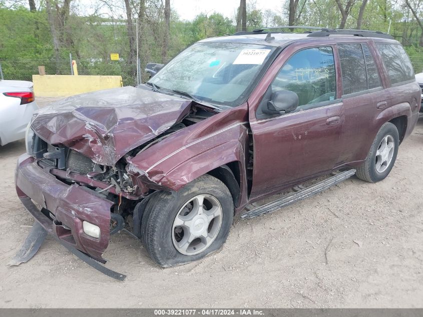 2006 Chevrolet Trailblazer Lt VIN: 1GNDT13S862131502 Lot: 39221077