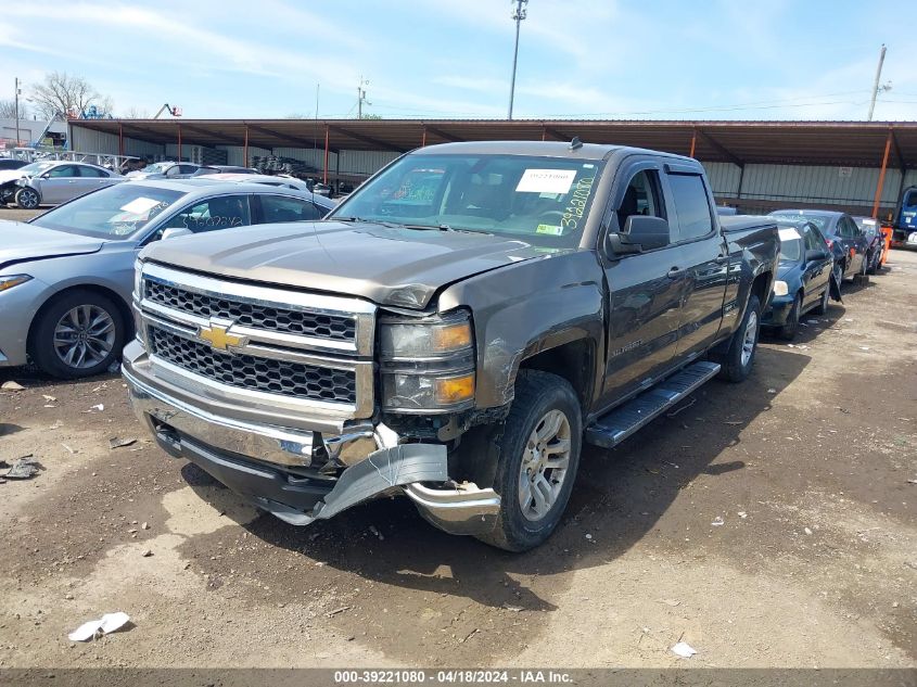 2014 Chevrolet Silverado 1500 1Lt VIN: 3GCUKREC8EG129870 Lot: 39221080