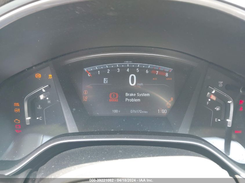 2019 Honda Cr-V Ex VIN: 5J6RW1H57KA038487 Lot: 39221082