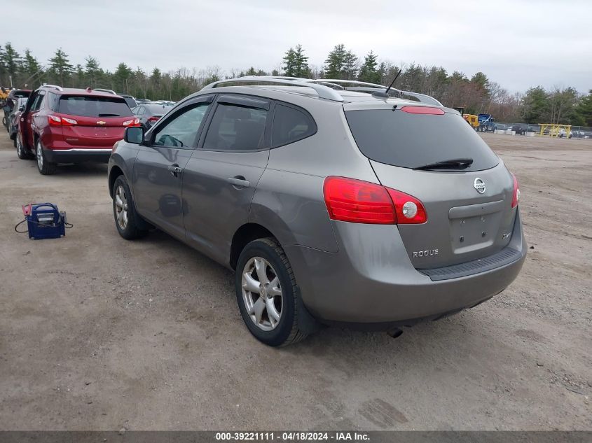 2008 Nissan Rogue Sl VIN: JN8AS58V08W411648 Lot: 39221111