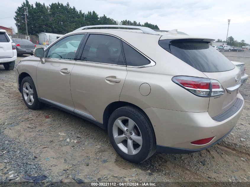 2015 Lexus Rx 350 VIN: 2T2BK1BA7FC333708 Lot: 39221112