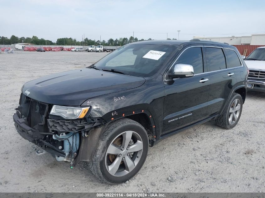 2016 Jeep Grand Cherokee Overland VIN: 1C4RJECG6GC344855 Lot: 39221114