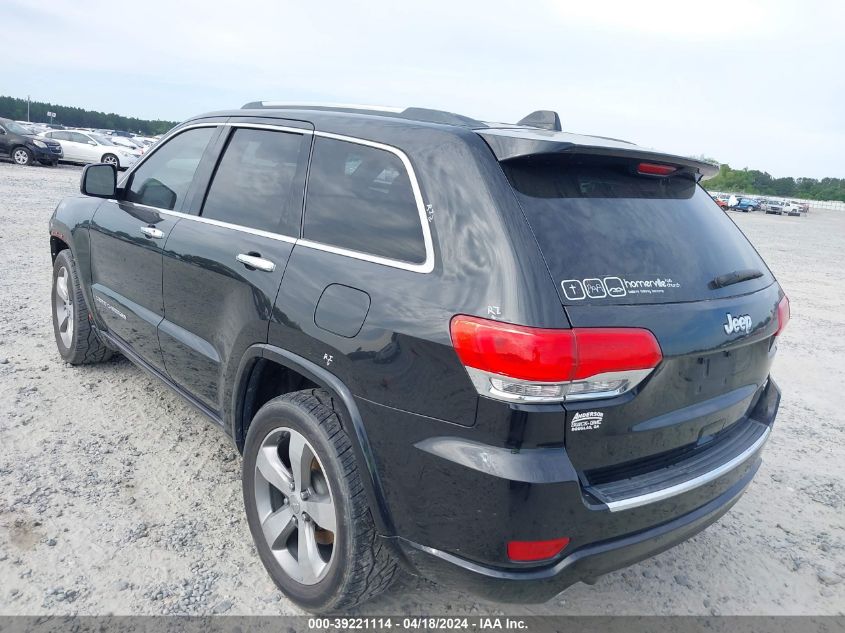 2016 Jeep Grand Cherokee Overland VIN: 1C4RJECG6GC344855 Lot: 39221114