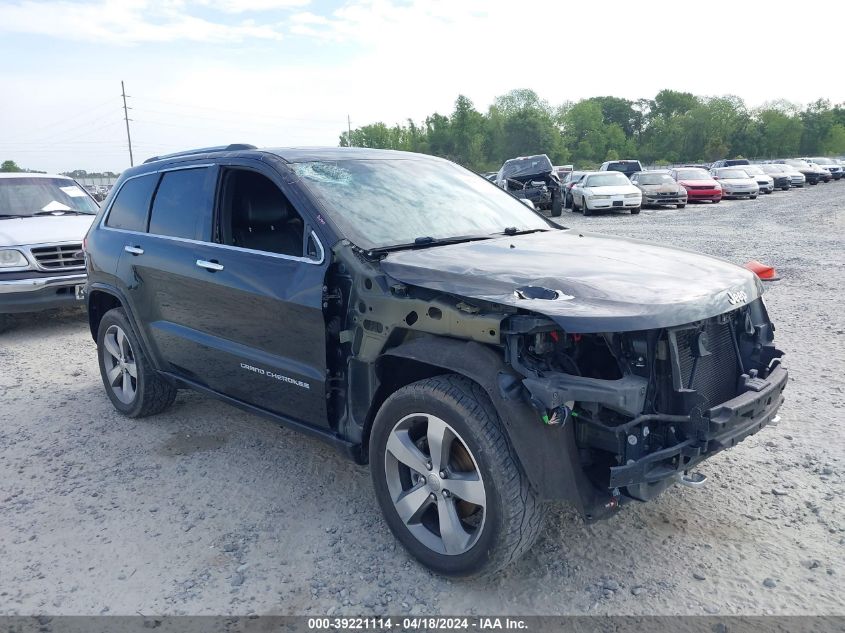 2016 Jeep Grand Cherokee Overland VIN: 1C4RJECG6GC344855 Lot: 39221114