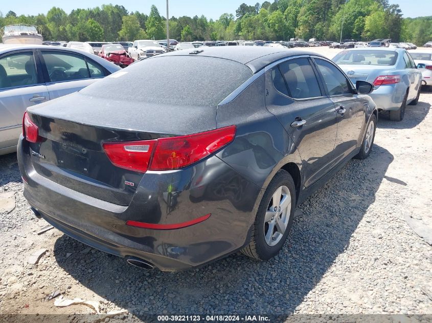 2015 Kia Optima Lx VIN: 5XXGM4A71FG451127 Lot: 39221123