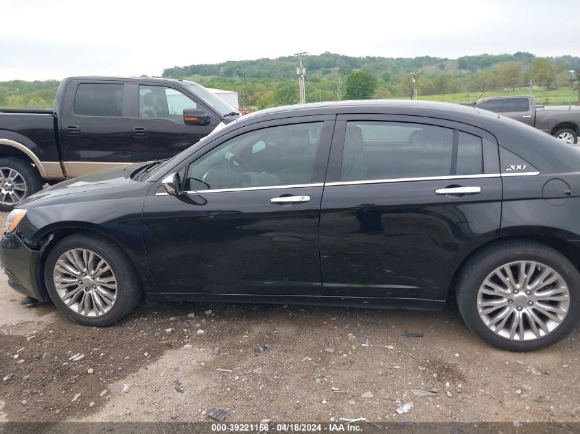 2012 Chrysler 200 Limited VIN: 1C3CCBCG3CN184404 Lot: 39230319