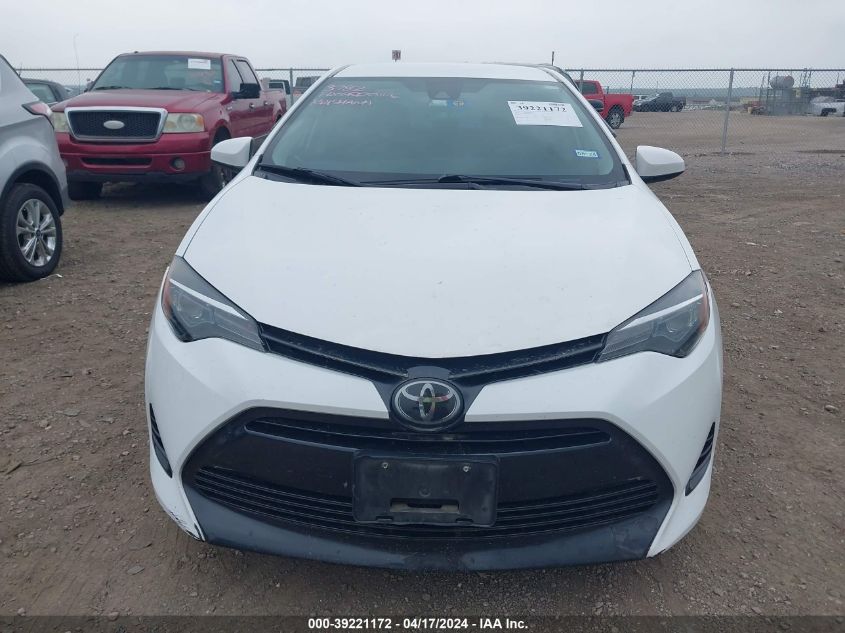 2019 Toyota Corolla Le VIN: 5YFBURHE4KP877956 Lot: 39221172