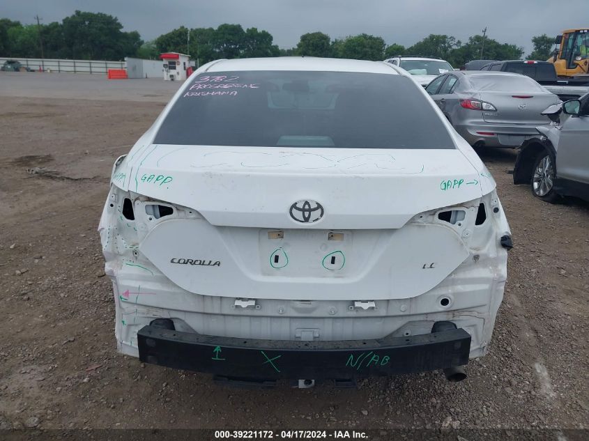 2019 TOYOTA COROLLA LE - 5YFBURHE4KP877956