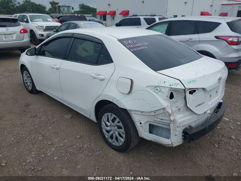 2019 Toyota Corolla Le VIN: 5YFBURHE4KP877956 Lot: 39221172