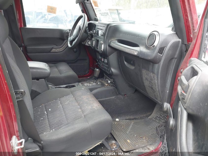 2012 Jeep Wrangler Unlimited Sport VIN: 1C4BJWDG6CL196707 Lot: 39221247