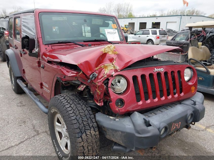 2012 Jeep Wrangler Unlimited Sport VIN: 1C4BJWDG6CL196707 Lot: 39221247