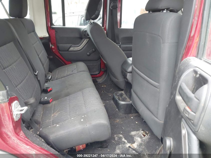 2012 Jeep Wrangler Unlimited Sport VIN: 1C4BJWDG6CL196707 Lot: 39221247