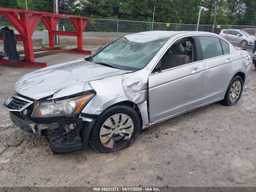 2010 Honda Accord 2.4 Lx VIN: 1HGCP2F35AA033577 Lot: 39221272