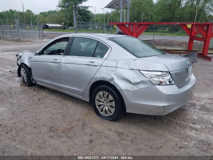 2010 Honda Accord 2.4 Lx VIN: 1HGCP2F35AA033577 Lot: 39221272