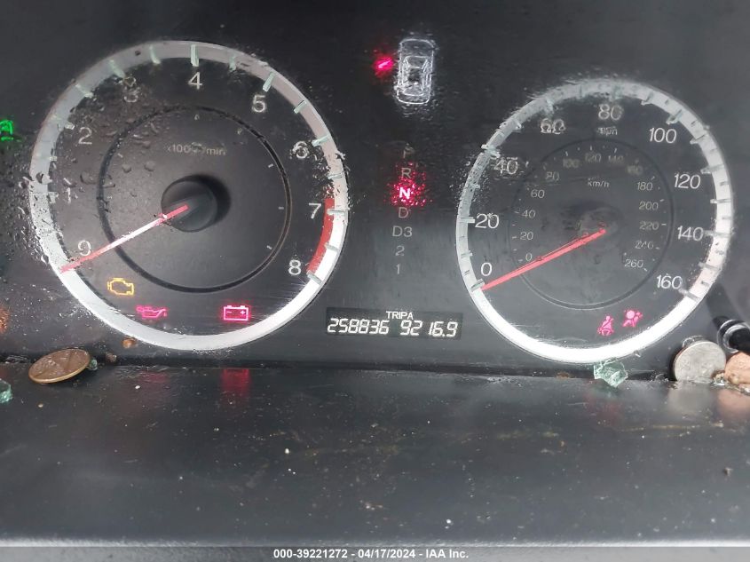 2010 Honda Accord 2.4 Lx VIN: 1HGCP2F35AA033577 Lot: 39221272