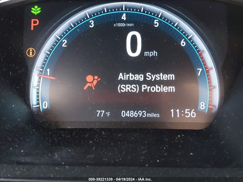 2018 Honda Civic Ex VIN: SHHFK7H53JU423668 Lot: 39221339