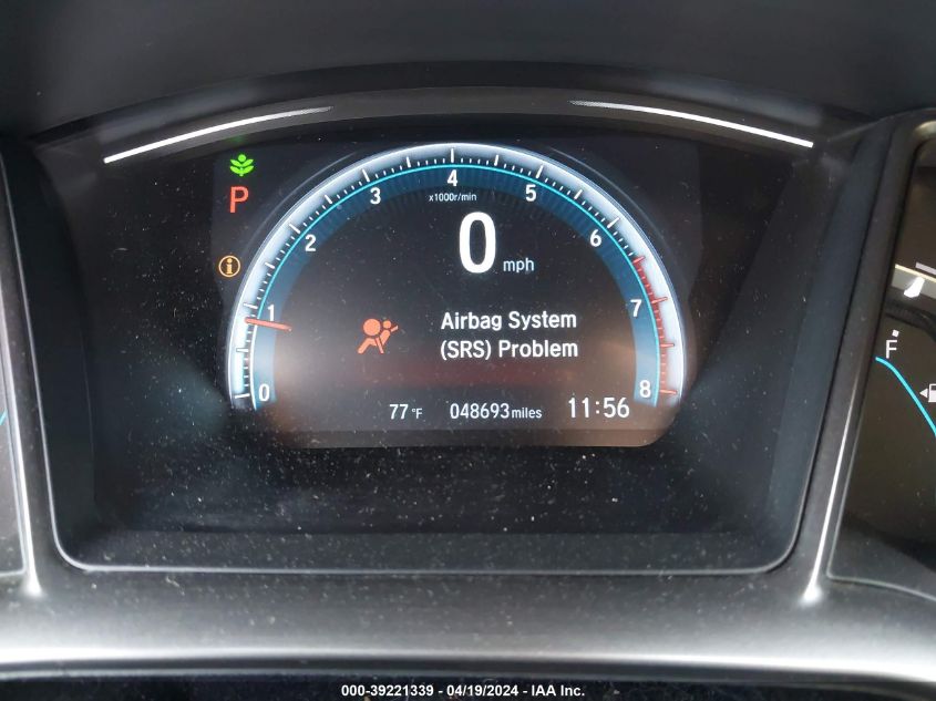 2018 Honda Civic Ex VIN: SHHFK7H53JU423668 Lot: 39221339