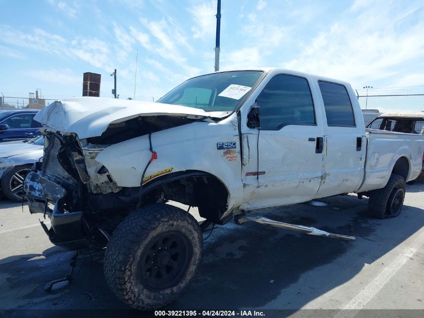 2004 Ford F-250 Lariat/Xl/Xlt VIN: 1FTNW21P14EC45510 Lot: 39221395