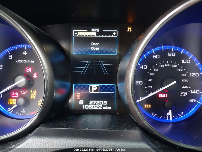 2017 Subaru Legacy 2.5I Premium VIN: 4S3BNAF6XH3006281 Lot: 39221419