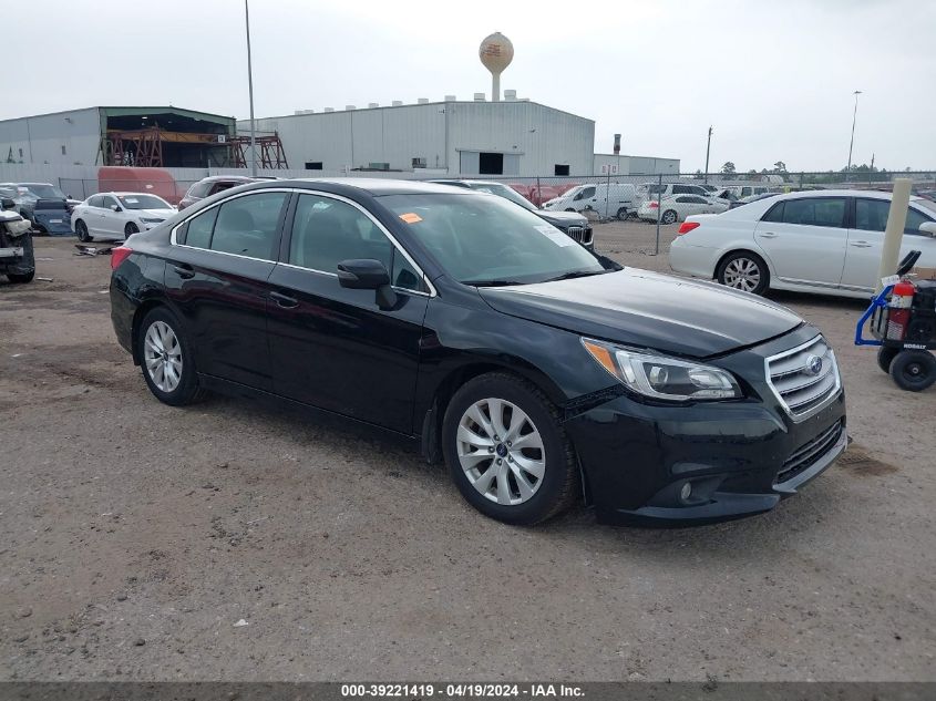2017 Subaru Legacy 2.5I Premium VIN: 4S3BNAF6XH3006281 Lot: 39221419