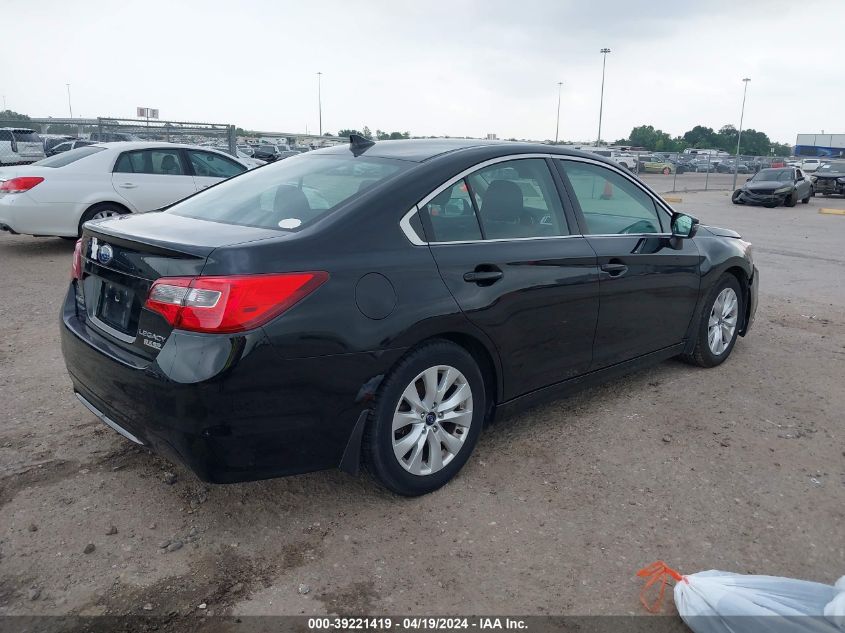 2017 Subaru Legacy 2.5I Premium VIN: 4S3BNAF6XH3006281 Lot: 39221419