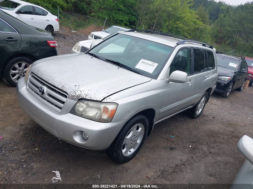 2007 Toyota Highlander Limited V6 VIN: JTEDP21A870140206 Lot: 39221421