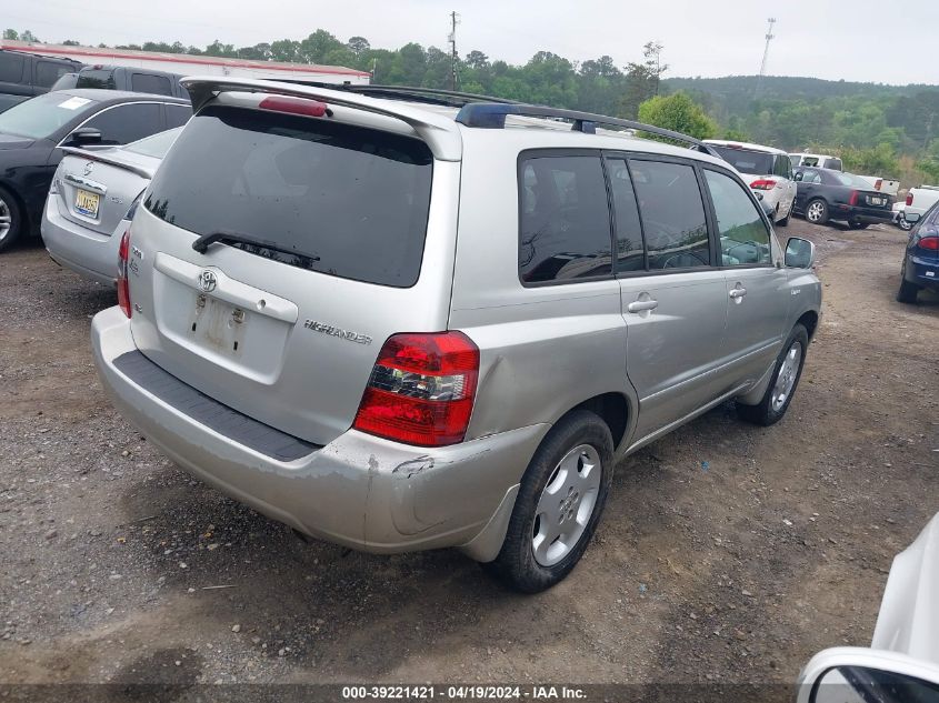 2007 Toyota Highlander Limited V6 VIN: JTEDP21A870140206 Lot: 39221421