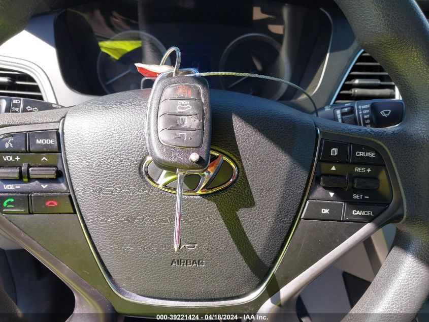 2016 Hyundai Sonata Se VIN: 5NPE24AFZGH361226 Lot: 39221424