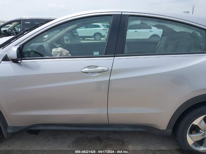 2019 Honda Hr-V Lx VIN: 3CZRU5H36KG712710 Lot: 39221428