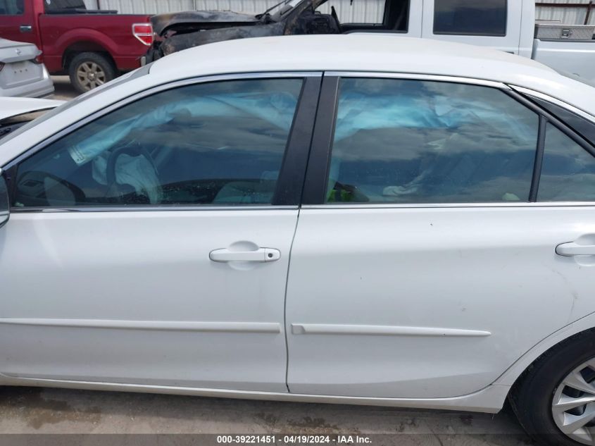 2016 Toyota Camry Le VIN: 4T4BF1FK1GR537244 Lot: 39221451